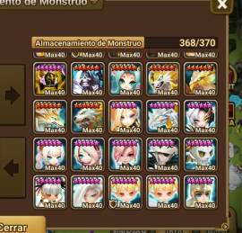 VENDO CUENTA SUMMONERS WAR DE 7 AÑOS, USD 399.00