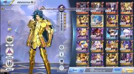 Vendo cuenta de Saint Seiya GT Arcade y posee 3 servidores, USD 150.00