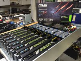 Sale Mining Rig with 8 GTX Titan X graphics to mine cryptocurrencies, € 4,250.00