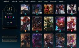 Cuenta de League of Legends,con skins raras (111)  antiguedad 2014, USD 300.00