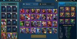 Late game account (48 legendary champions) plus 500US invested, USD 600.00