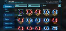 Vendo cuenta Star Wars Galaxy of Heroes, USD 500.00