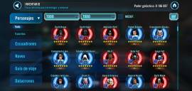 Vendo cuenta Star Wars Galaxy of Heroes, USD 500.00