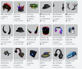 VENDO CUENTA DE ROBLOX VETERANA POR MOTIVOS DE NECESIDAD, USD 20.00