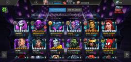 Cuenta Marvel: Contest of Champions 34 personajes 7 estrellas, USD 350.00