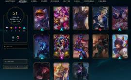 VENDO CUENTA UNRANKED LVL 114 LAS+51 SKINS,38 SKINS TFT  CHARLABLE $$$, USD 50.00