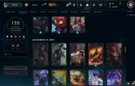 Venta de cuenta de League of Legends con skins y full champions, USD 400.00