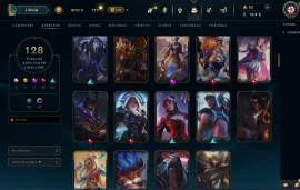 Venta de cuenta de League of Legends con skins y full champions, USD 400.00