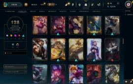 Venta de cuenta de League of Legends con skins y full champions, USD 400.00