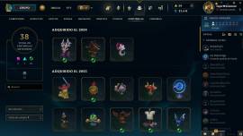 Vendo cuenta de lol - Unranked lvl 229 - 153 skins, USD 100.00