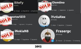 CUENTAS OG ROBLOX 2008-2013, USD 5.00