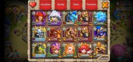 I sell an account Castle Clash acc. 1,5m might, USD 400.00