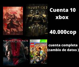 VENDO CUENTA DE XBOX ONE CON CAMBIO DE DATOS - INJUSTICE 2 DLC, USD 10.00