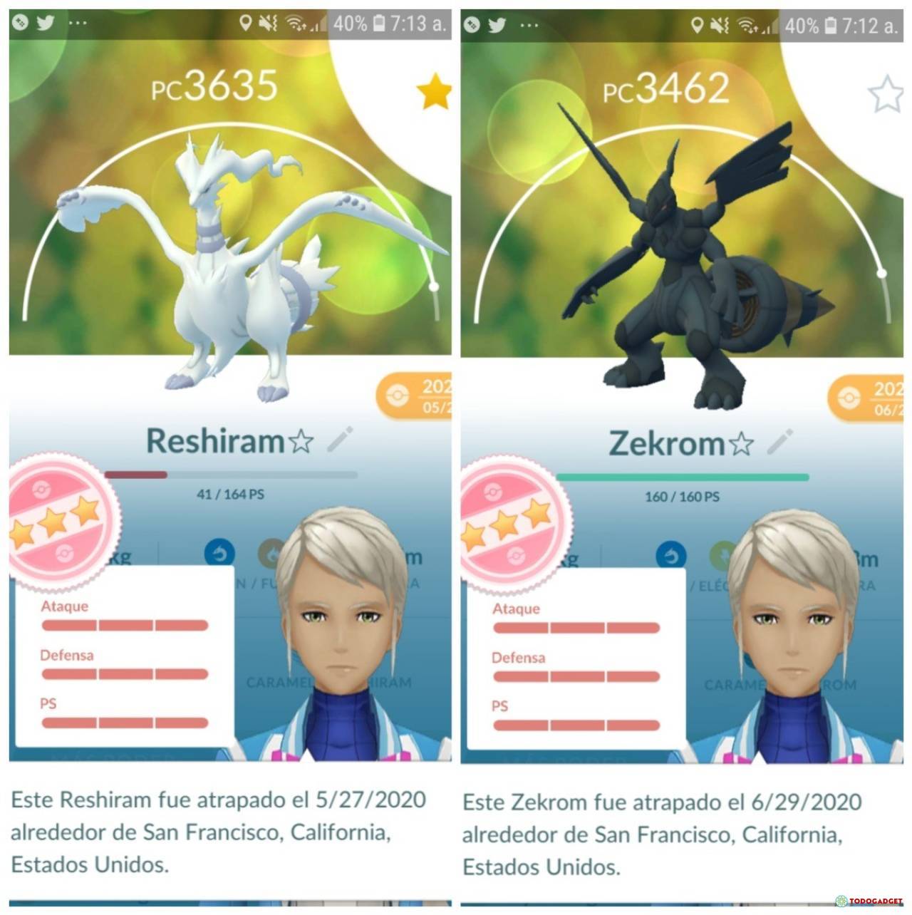 🖤✨🤍 SHINY ZEKROM & RESHIRAM 🤍✨🖤 Lucked out big time and encountered  both of these cheeky shinies in 12 combined encounters 🥰 I also had a…