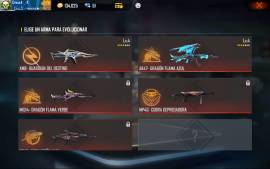 Cuenta de Free Fire,Armas evolutivas,Xm8,ak,lv4,suscripcion mensual, USD 110.00