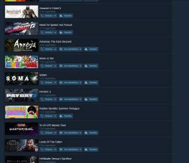 Cuenta de Steam lv 10 con 67 juegos, USD 200.00