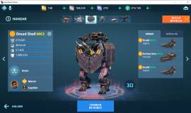 For sale WAR ROBOTS account, USD 150.00