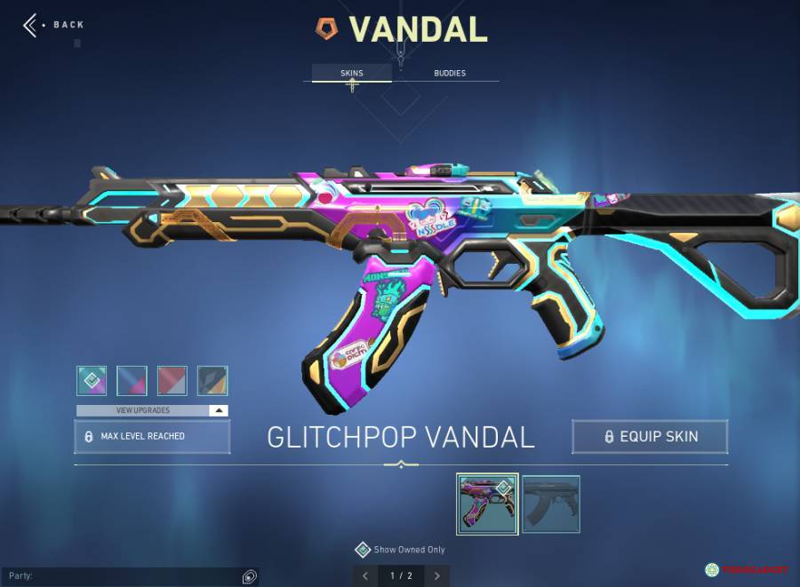 Oni Phantom with all its upgrades and vandal glitchpop with all its up ...