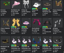 CUENTA ROBLOX 46 LIMITEDS U CUENTA EQUIVALENTE A 20 MIL ROBUX, USD 49.99