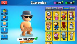 Stumble Guys Account With 220 Skins + All emotes Steam, € 35.99