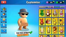 Stumble Guys Account With 220 Skins + All emotes Steam, € 35.99