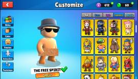 Stumble Guys Account With 220 Skins + All emotes Steam, € 35.99