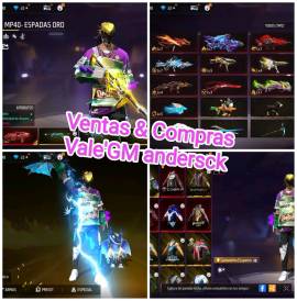 OFFER⭐️Free Fire⭐️ Level 69 Veteran Good Skins - Weapons and more Read, USD 65.00