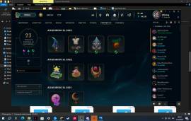 Cuenta de lol Las full Champions, 176 skins level 291 Hierro 2, USD 100.00