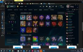 Cuenta de lol Las full Champions, 176 skins level 291 Hierro 2, USD 100.00