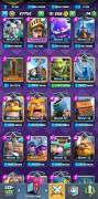 Cuenta, de Clash Royale 6 años de antigüedad y algunas cartas nvl14, USD 25.00