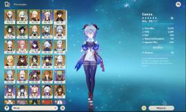 NA ACCOUNT AR60, 20.700+ PRIMOGEM, 29x5*, NO SOCIALS LINKED, GANYU C1, USD 200.00