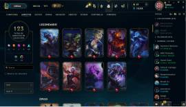 League of legends 132 skins + valorant con skins, USD 400.00