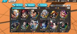 Cuenta One Piece Bounty Rush , LUFFY G5 LVL 95, ROGER, SHANKS KAMUSARI, € 80.00