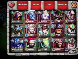 I sell castle clash account, € 24.99