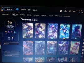 cuenta lvl 300+ 56 skins 140 champs, € 150.00