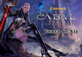 For sale ALZ 1B (Cabal Online - NA: Titan), USD 10.00