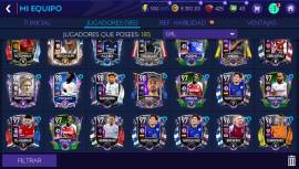 Cuenta de fifa mobile 154 grl y 384 de quimica, equipo muy completo, USD 40.00