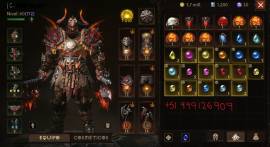 diablo immortal servi MEPHISTO paragon 181  ic +4300  resonancia 1010, USD 220.00