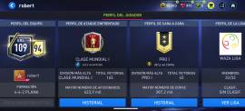 For sale FIFA Mobile account, USD 25.00