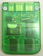 Sale of Memory card 1MB for PS1 transparent green, € 10.00