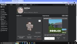 De venta cuenta de Roblox, con objetos limitados, USD 65.00