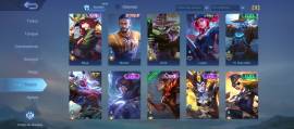 Muy buenas skin y kda de heroes, USD 250.00