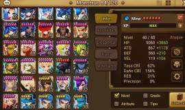 Vendo misma cuenta Summoners war Europa/Global, € 25.00