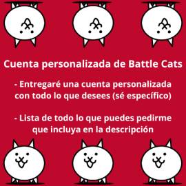 Cuenta personalizada de Battle Cats [Android/iOS] [GB, JP, KR, TW], € 19.99