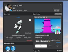 Se vende cuenta de roblox [Cuenta Op con casi 3 años de antiguedad], USD 189.00