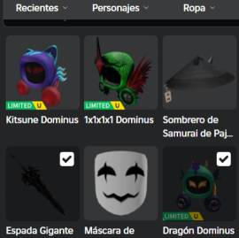 Cuenta de roblox con 3 dominus exclusivos y más , € 100.00