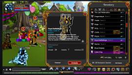  lvl 40 armours ninja 10 rank dragonslayer 5 y royal battlemage 9, USD 5.00