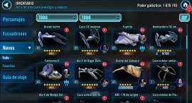 Vendo cuenta star wars galaxy of heroes (swgoh), € 110.00