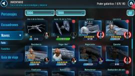 Vendo cuenta star wars galaxy of heroes (swgoh), € 110.00