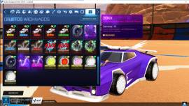 ROCKET LEAGUE ACCOUNT- MORE THAN 80 EXPENSIVE ITEMS, 3 ROCKET PASS AND, USD 100.00